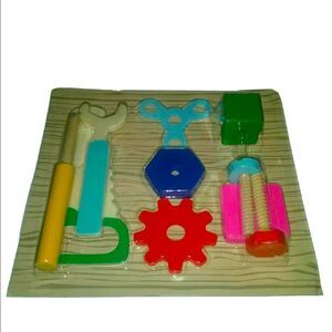 New NIB Wooden Tools Play Set‎ 10 Count Pieces 4+ Years